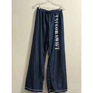 Taylor swift wide leg flared pajama pants size XL pull on nylon